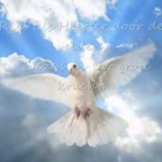 De Heilige Geest (symbool: duif) wil ons helpen bij het liefhebben.